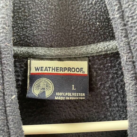 Biltmore Estate Sweatshirt Adult Large Blue Quarter Zip Fleece Weatherproof Logo - Picture 6 of 11